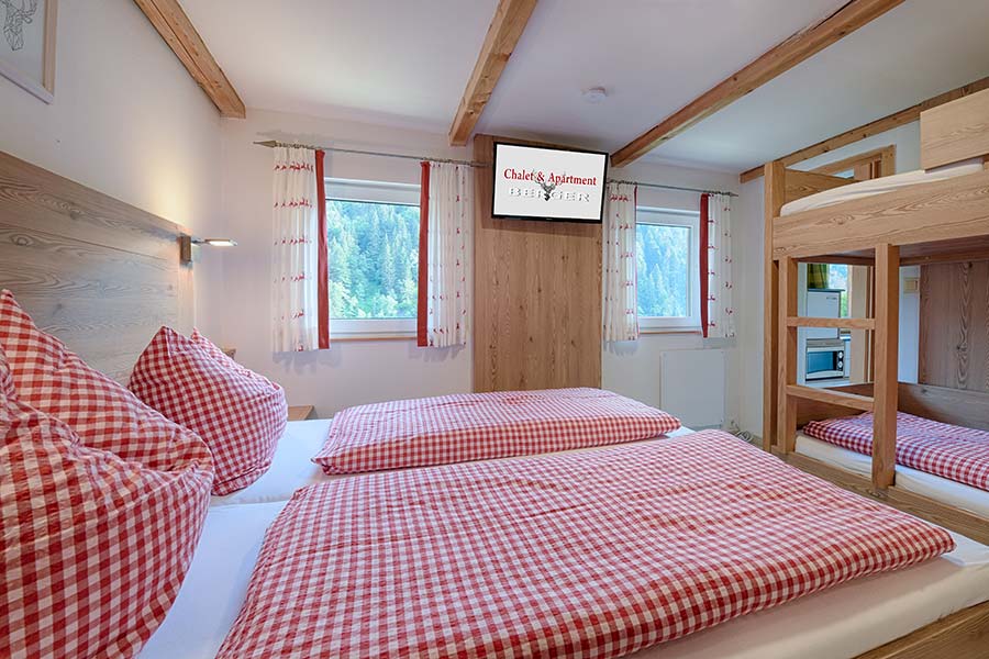 Chalet Zimmer mit Stockbetten